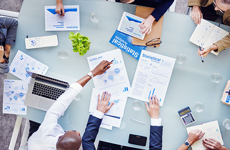 Group of Business People in a Meeting